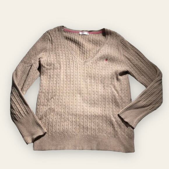 Old Navy Twilightcore tan perfect fit chunky knit sweater - Picture 1 of 7